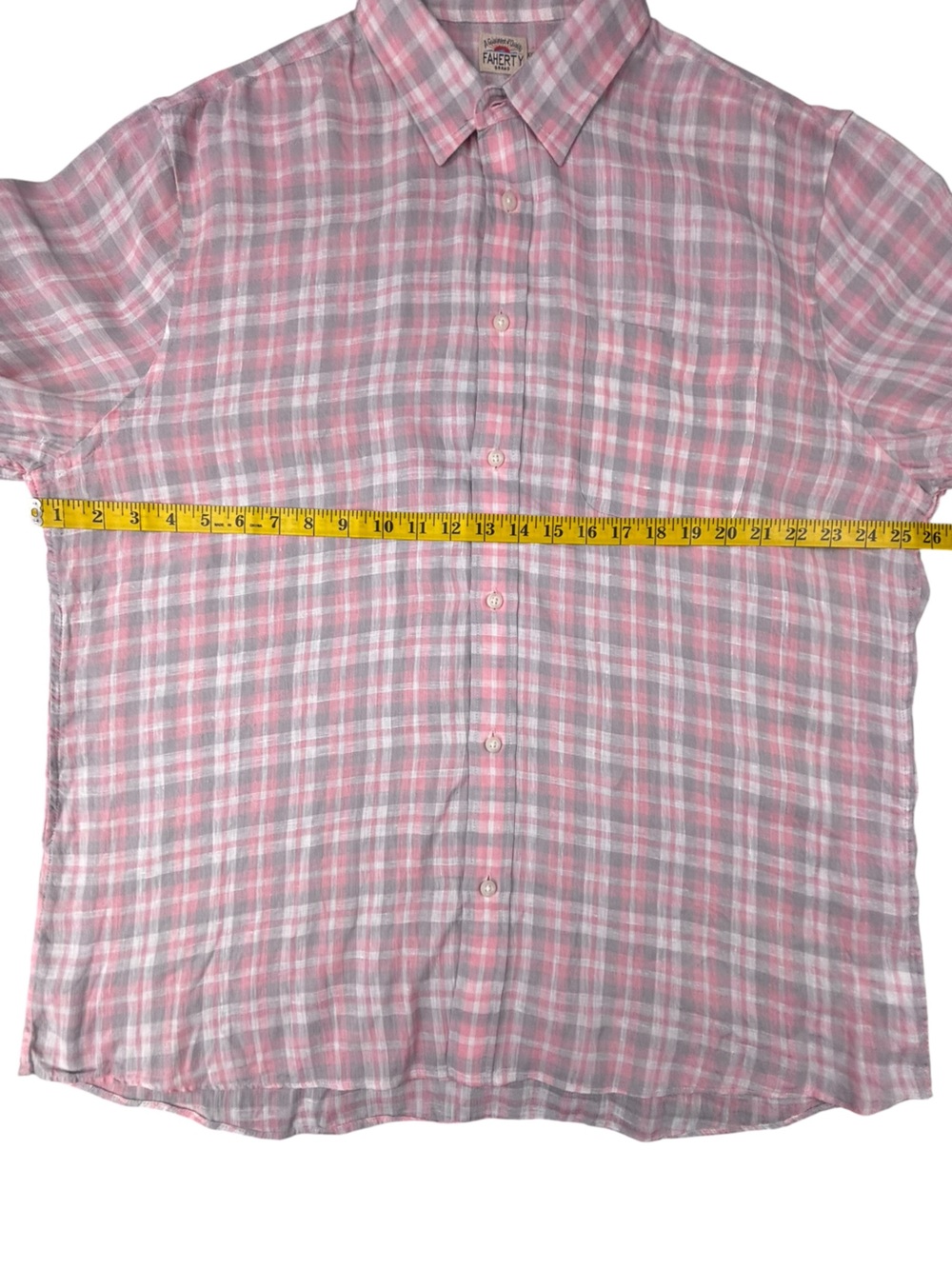 Faherty | 100% Linen Laguna Shirt | XXL | Like New!! - Picture 4 of 5